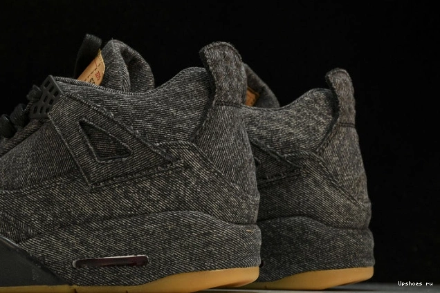 Black Levis  - Air 4 NRG AO2571-001 Jordan Retro Levis Denim 0825